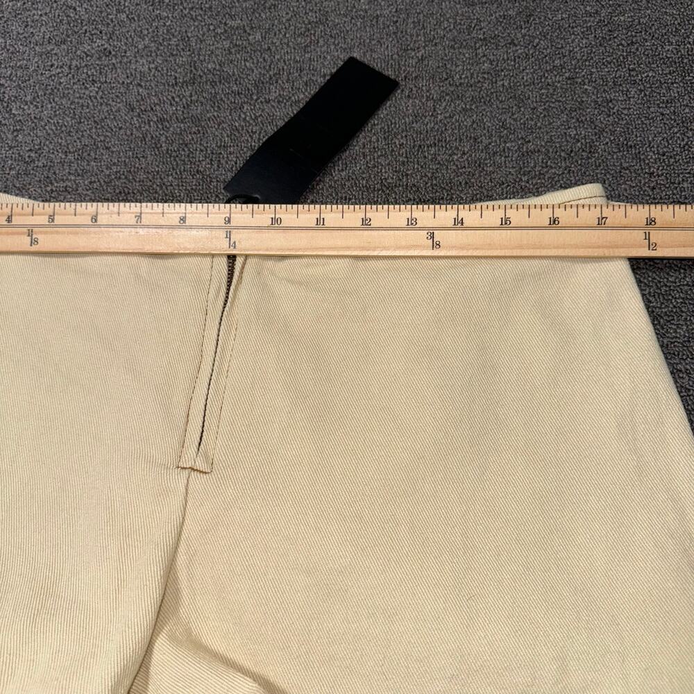 NWT LIONESS Countryside Skort Ecru Soft Yellow Women's 8 Large Low Rise Coquette - Picture 9 of 11